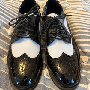 Jean Yves 7.5w Mens dress shoes.  JYO3 Wing tip tuxedo wedding prom formal even